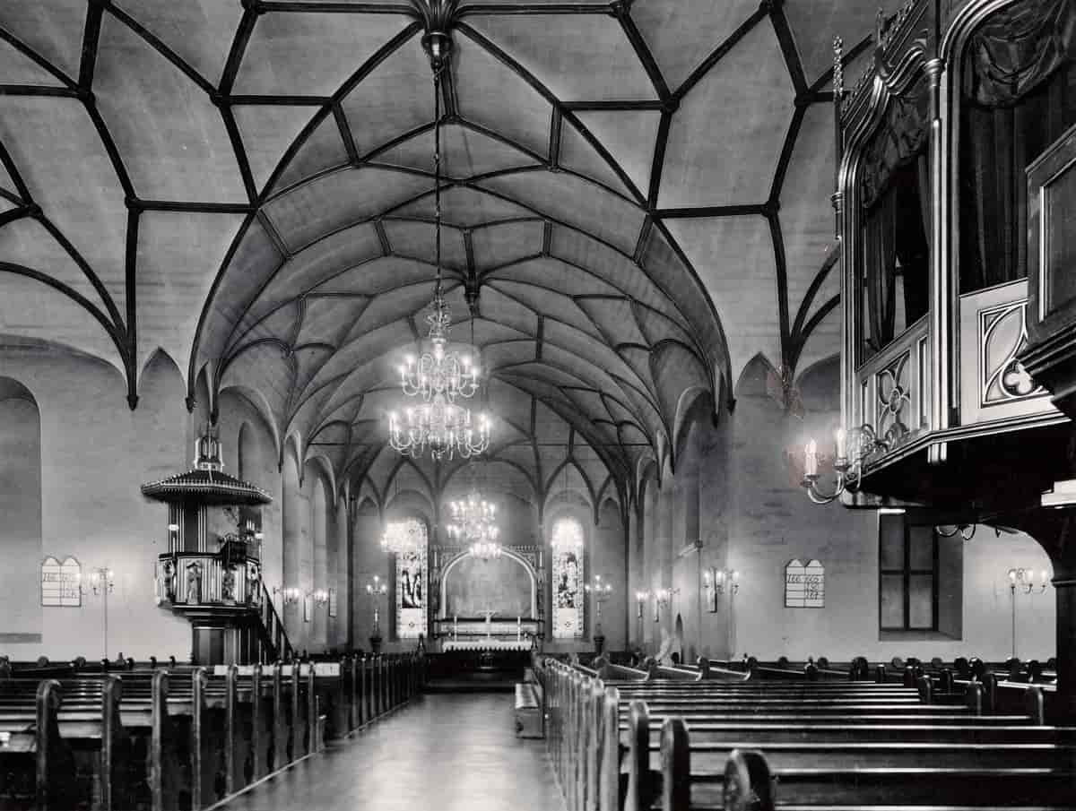 Kirkerommet ca. 1900