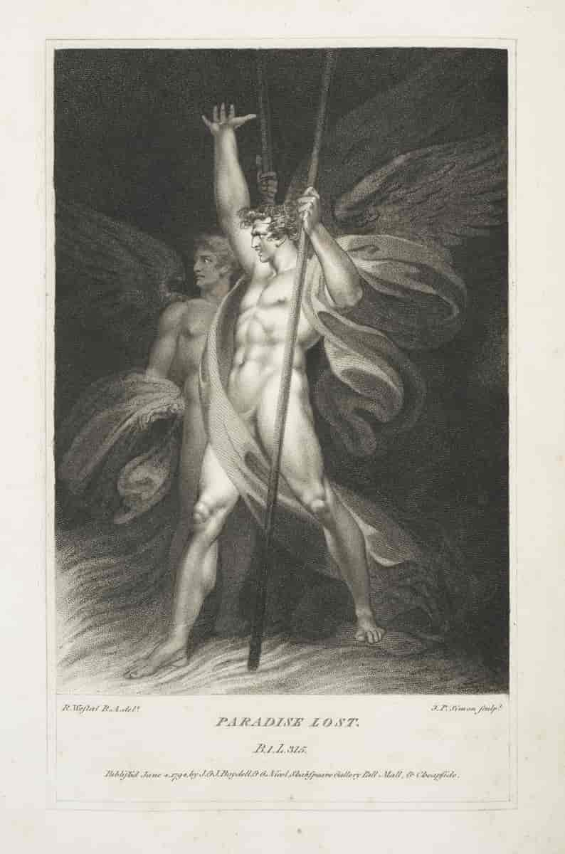 Illustrasjon av Beelsebul og Satan (1794-1797)