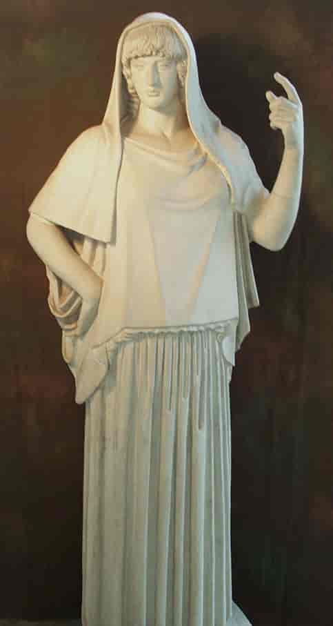 Statue av Hestia