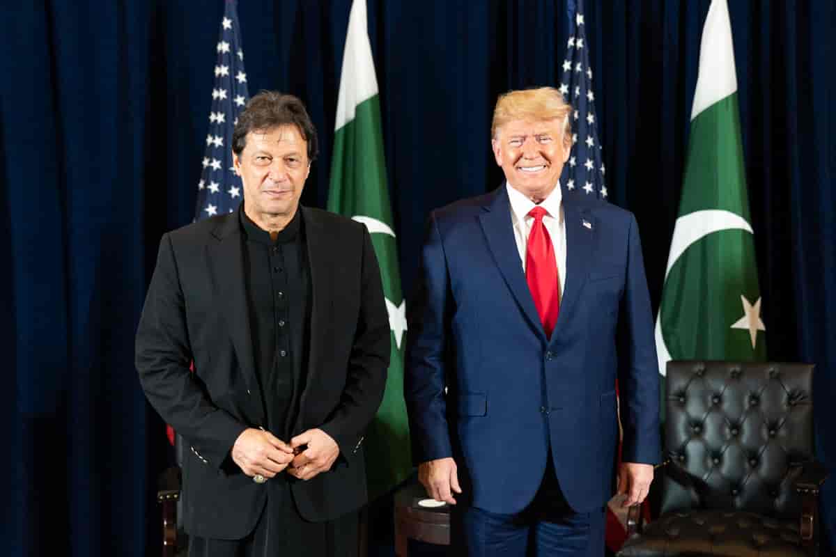 Imran Khan og Donald Trump
