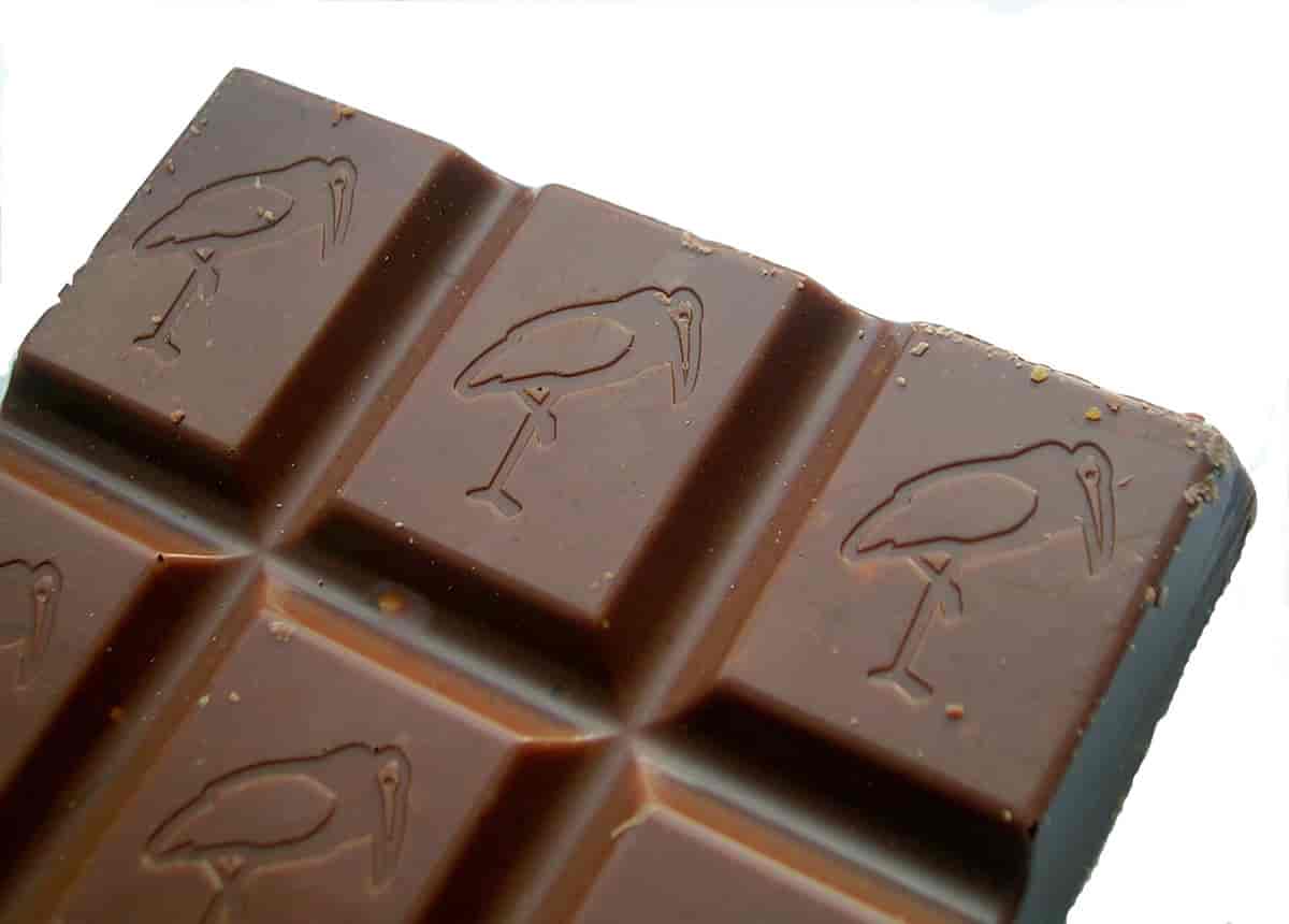 Freia sjokolade med Marabou-storken