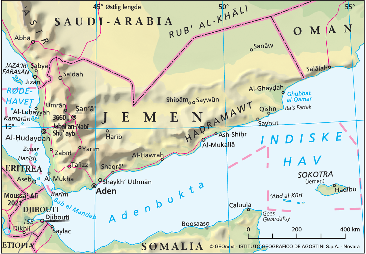 Jemen (Hovedkart)
