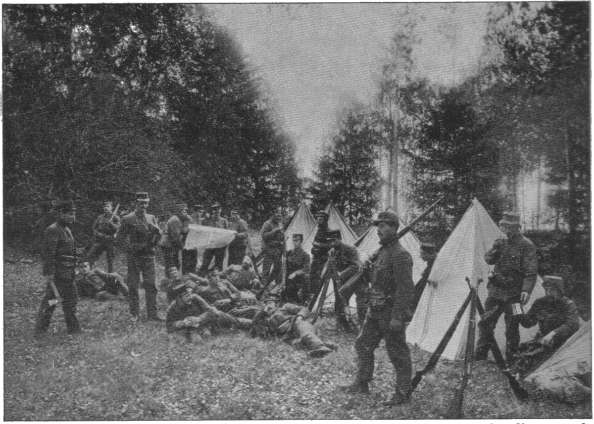 Grensevakter ved Lier i 1905