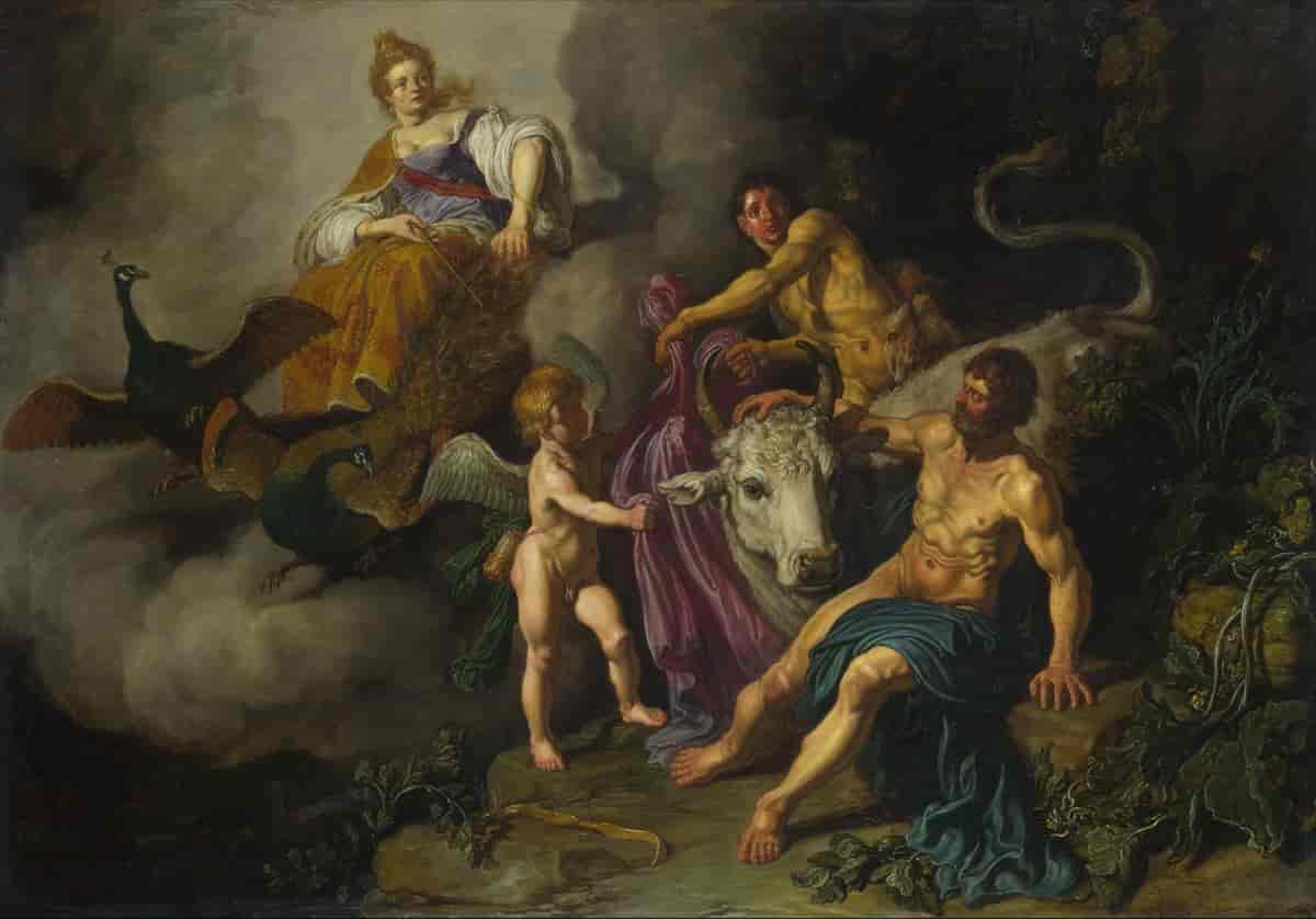 Hera oppdager Zevs med Io