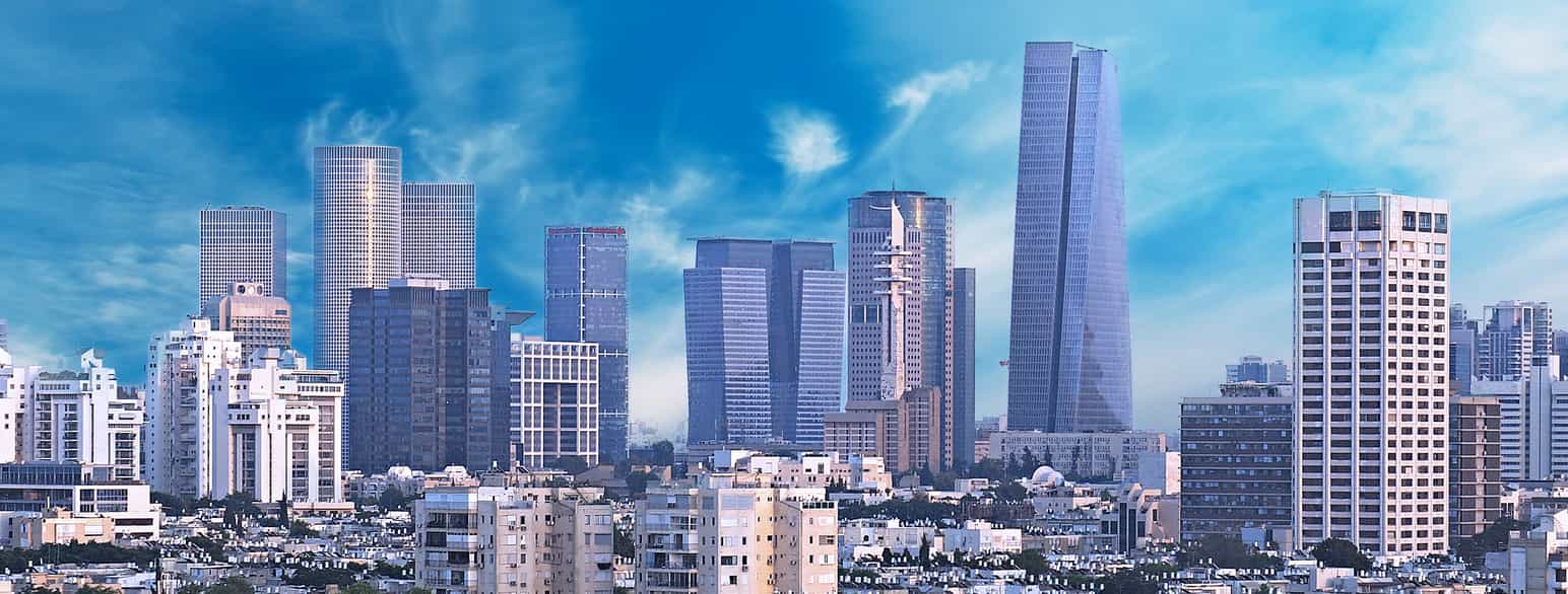 Forretningsdistriktet i Tel Aviv, Israel