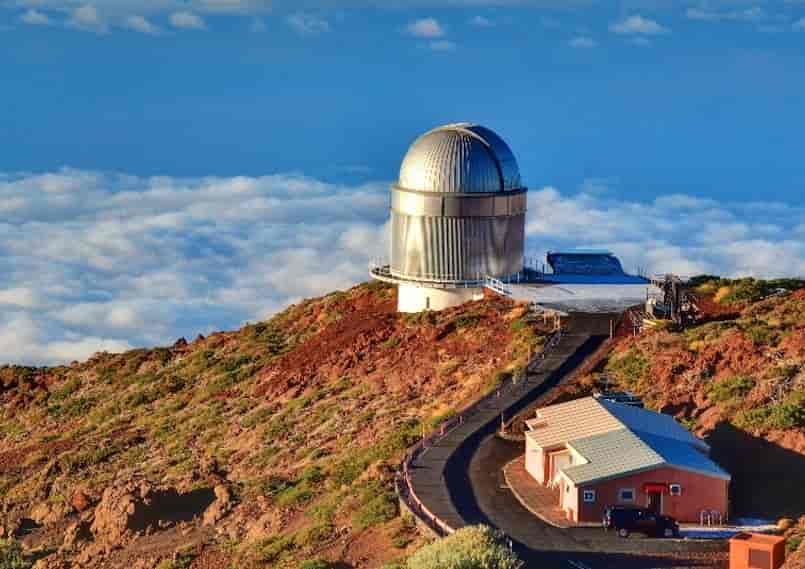 Nordisk Optisk Teleskop på Roque de los Muchachos, La Palma.