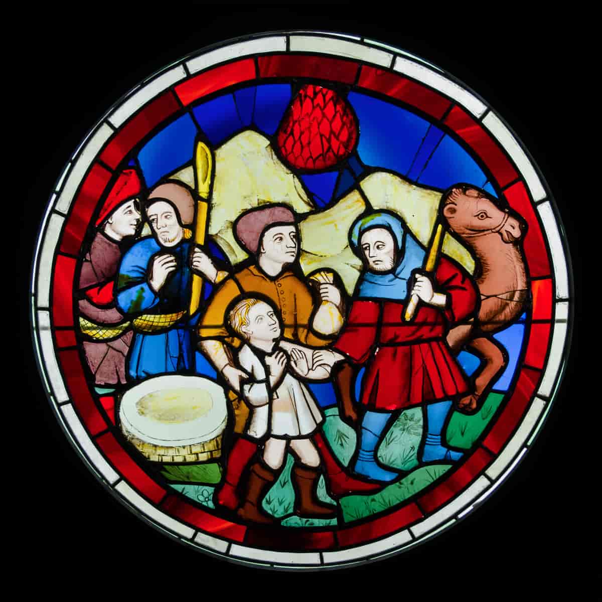 Glassmaleri Sainte-Chapelle