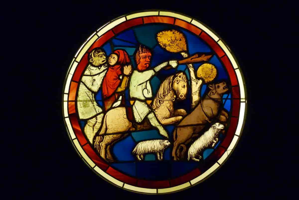 Glassmaleri Sainte-Chapelle