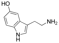 Serotonin strukturformel