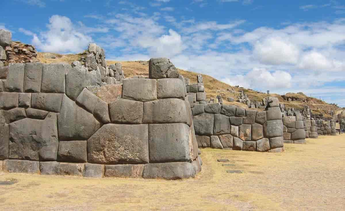 Murene i Sacsayhuaman-ruinene i Cuzco