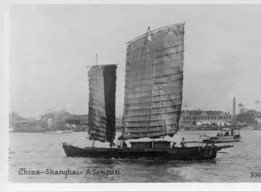 Kinesisk seglbåt