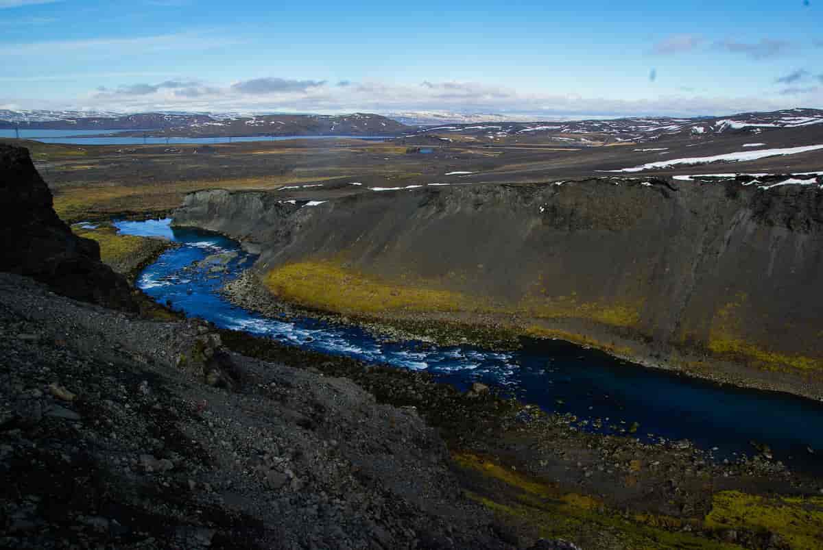Vassdrag på Island