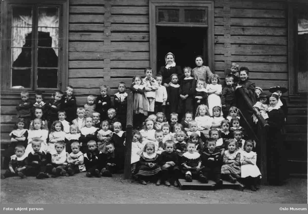 Rodeløkka barneasyl i Oslo ca 1900