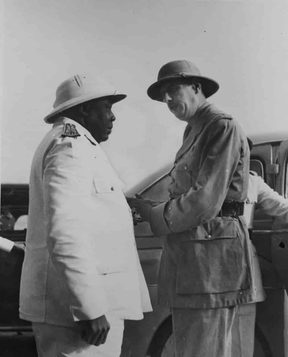 Félix Éboué og Charles de Gaulle