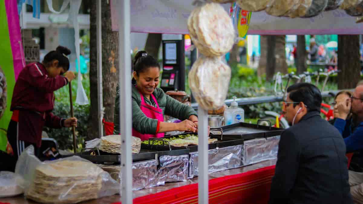 Matmarknad i Mexico