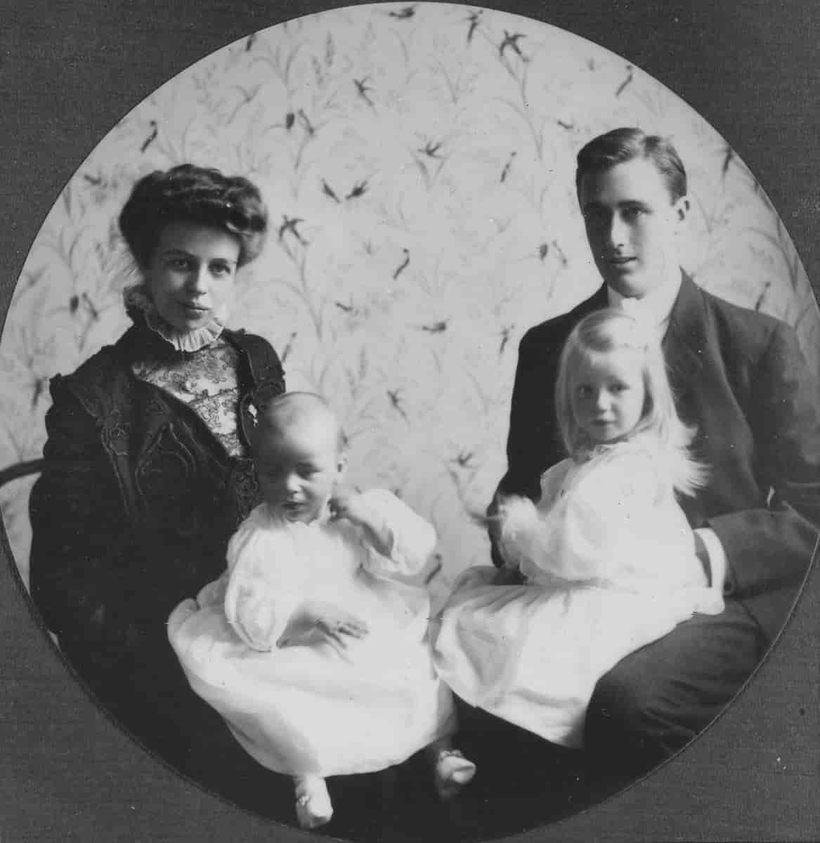 Eleanor Roosevelt med familie