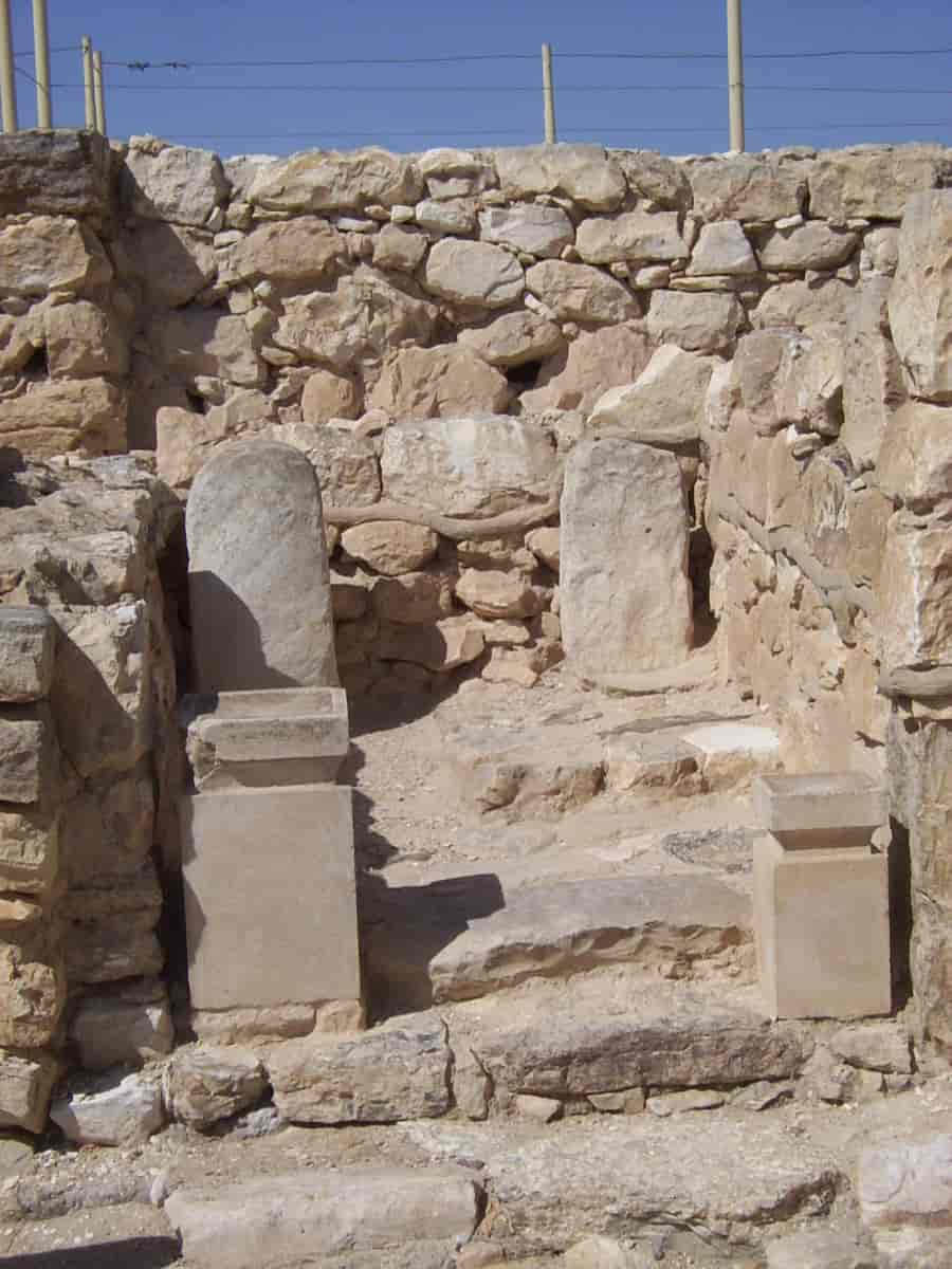 Fra tempelet i Arad, bygget cirka 950 fvt.