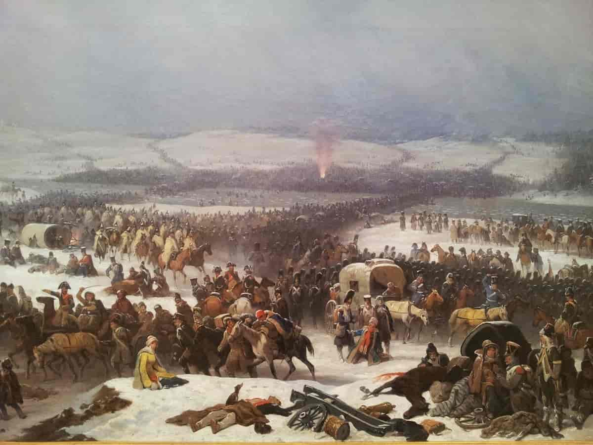 Napoleon krysser Bjarezina
