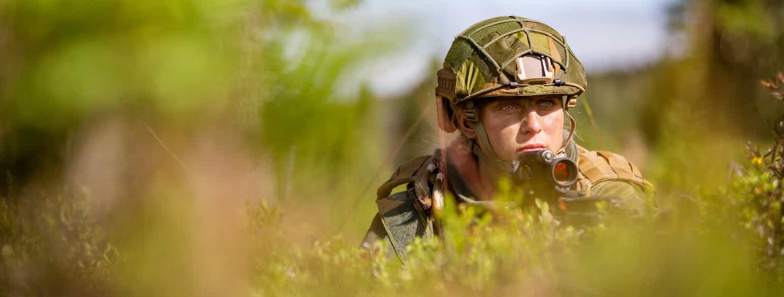 Soldat fra Hærens Telemark bataljon