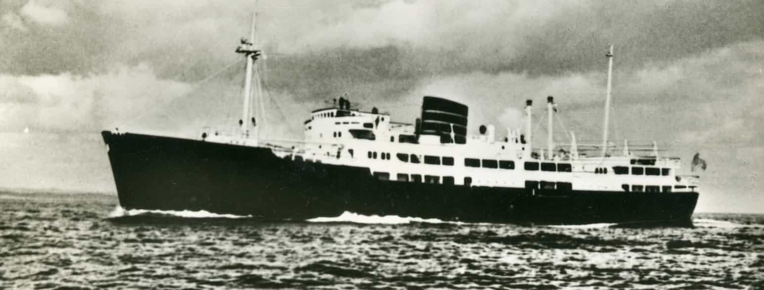 MS Sanct Svithun, hurtigruteskipet som forliste i Trøndelag 21. oktober 1962