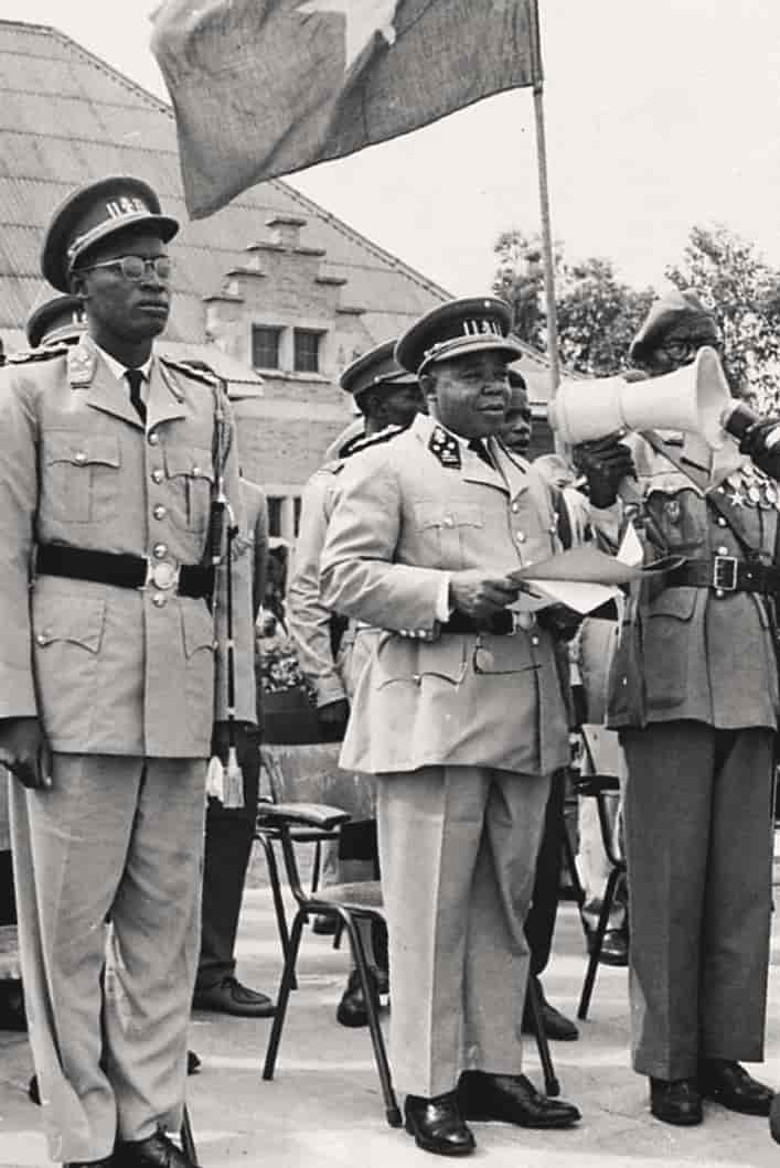 Kasavubu og Mobutu