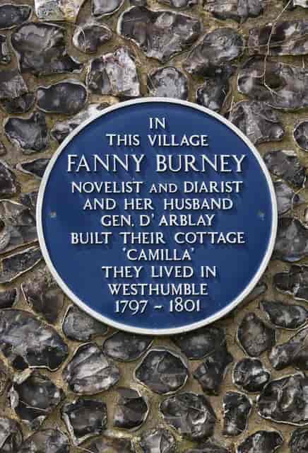 Minneplakett for Burneys hus