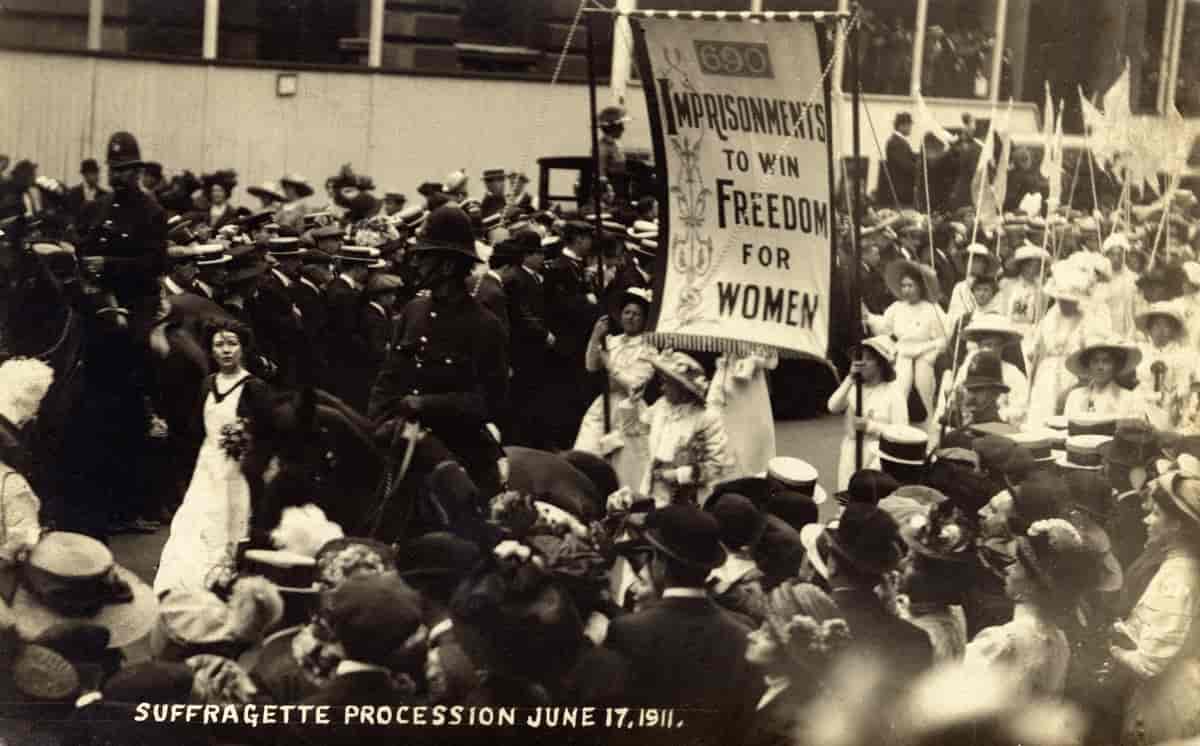 Suffragette markering