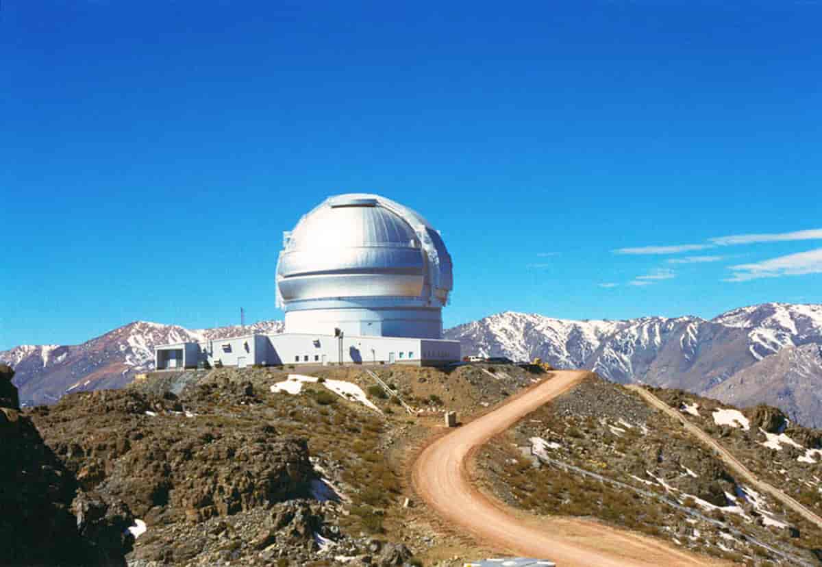Gemini South-teleskopet på Cerro Pachón.