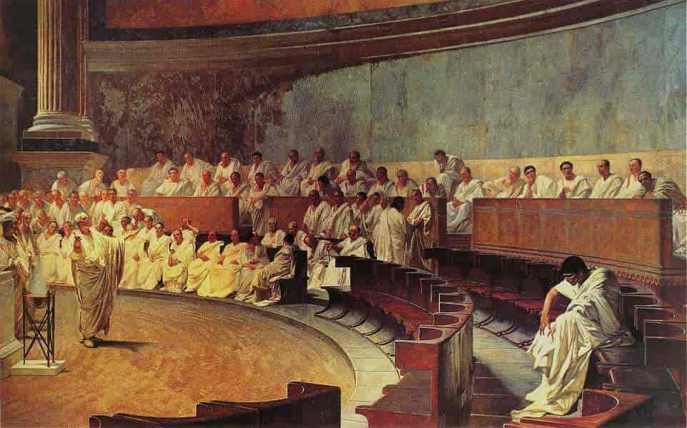 Cicero fordømmer Catilina