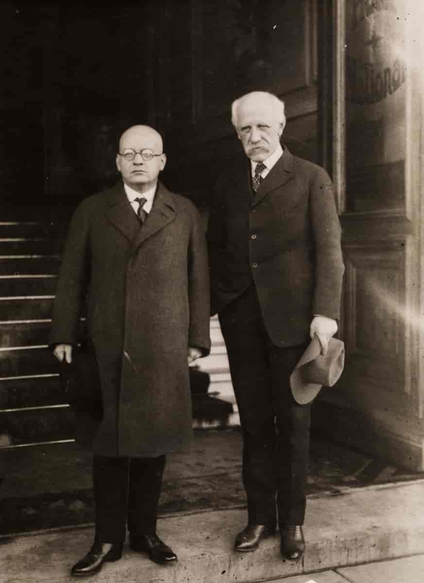 Hans Luther og Fridtjof Nansen
