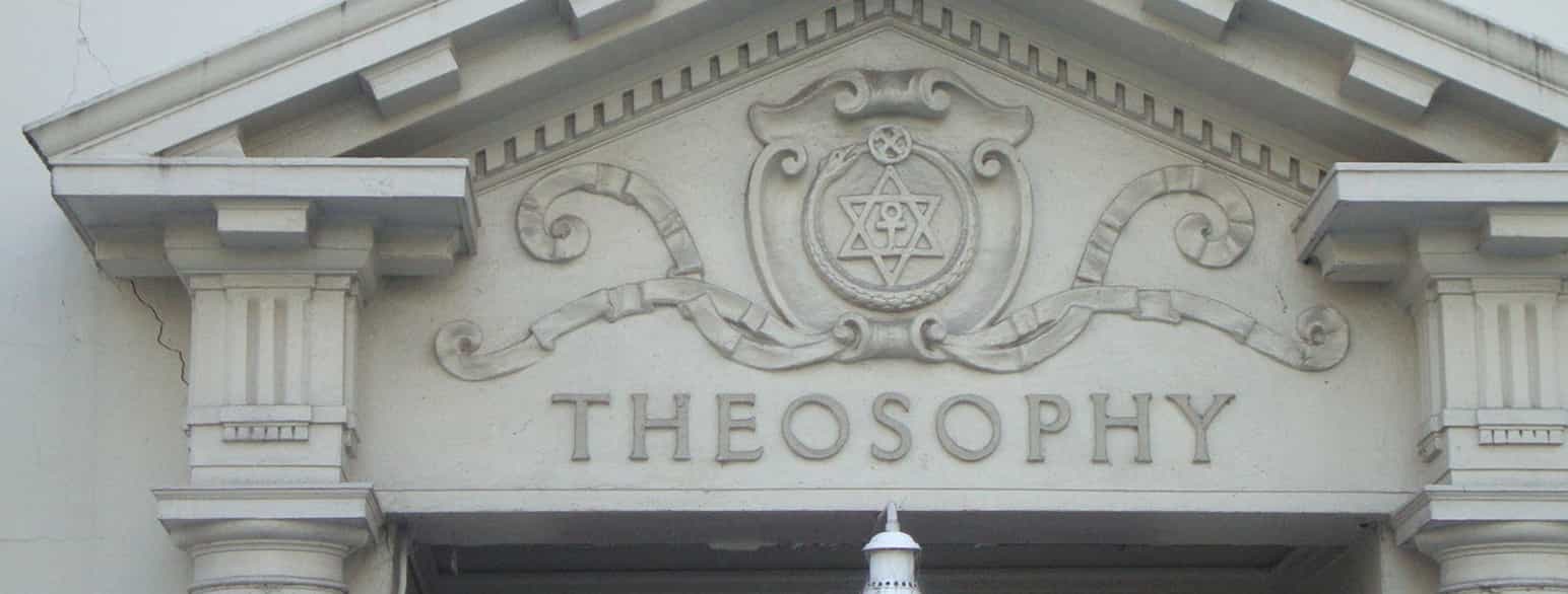 Inngangen til Teosofisk sammfunnsbygg i Christchurch, New Zealand