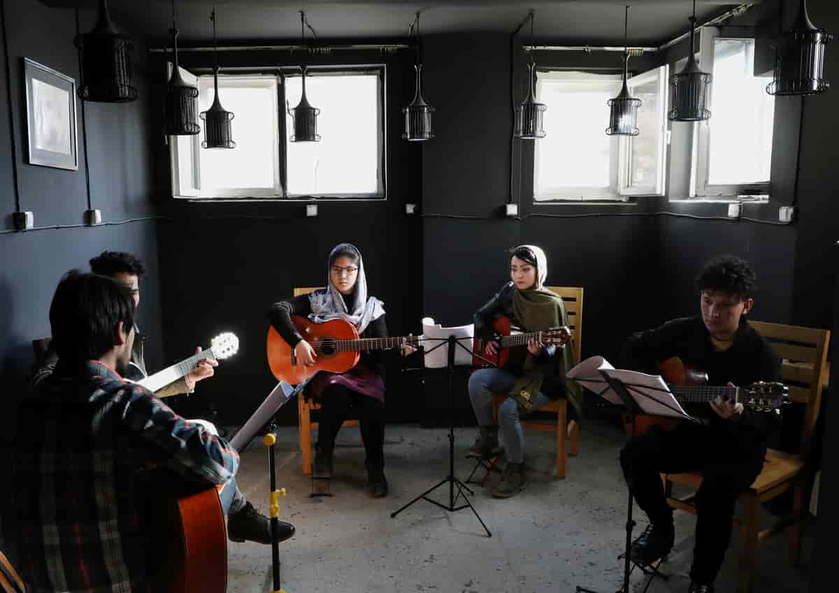 Musikkundervisning i Kabul