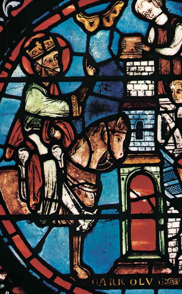 Chartres (glassmaleri, detalj)