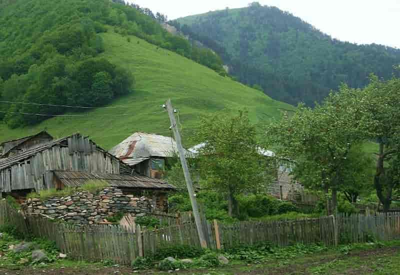 Sør-ossetisk landskap. Zgubir.