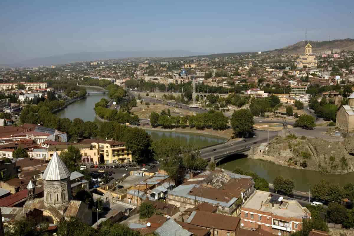 Kura ved Tbilisi