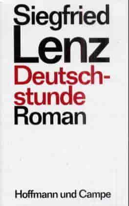 Omslaget på førsteutgaven av "Deutschstunde" (1968)
