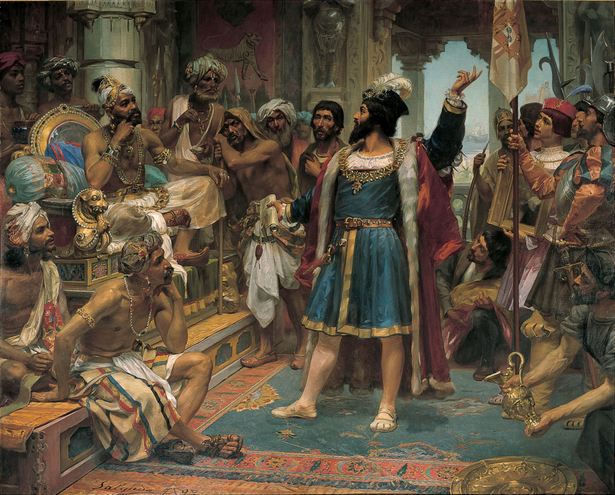 Vasco da Gama foran samudrien av Calicut