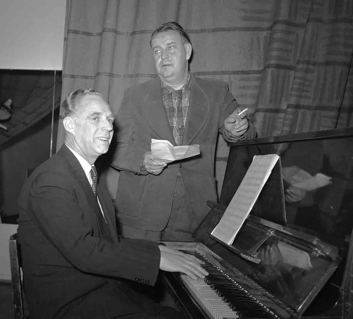 Bjarne Amdahl og Alf Prøysen