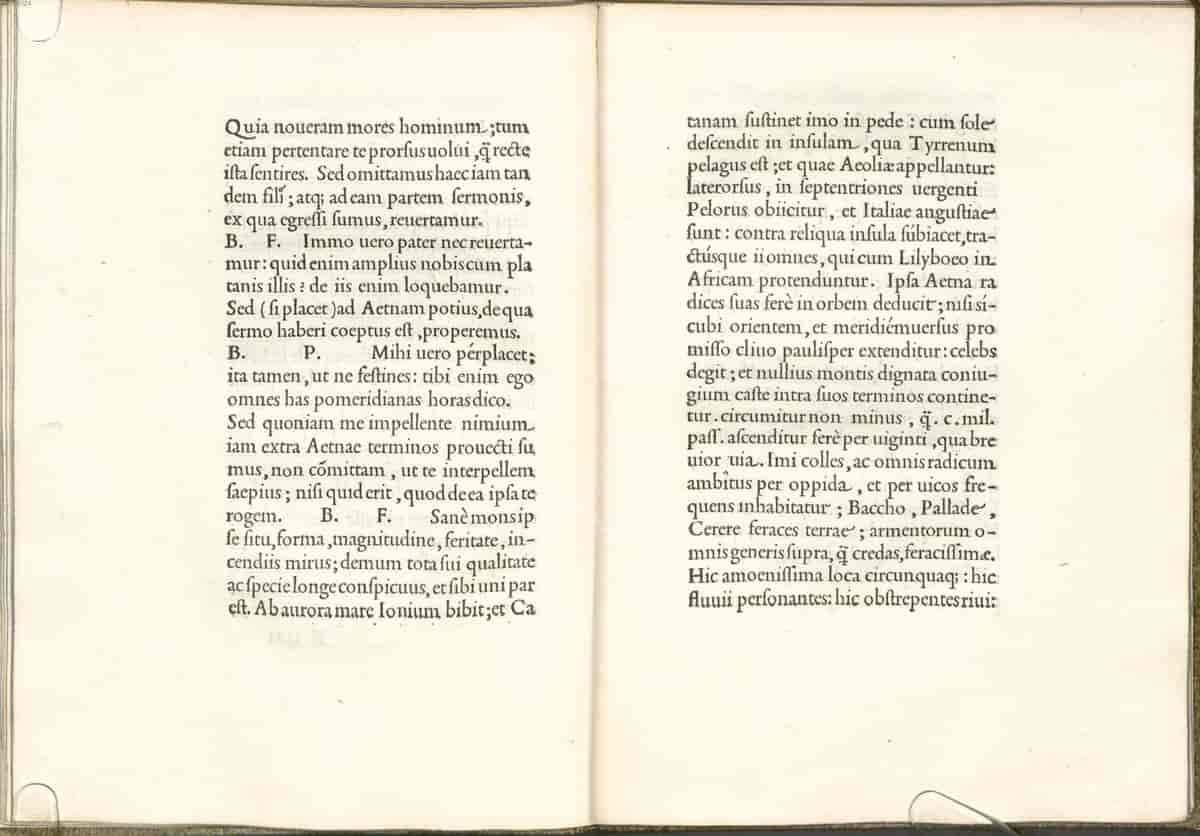 De Aetna, 1496