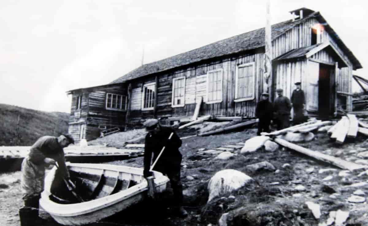 Familien Øyen i  Tsip-Navalok på Murmansk-kysten