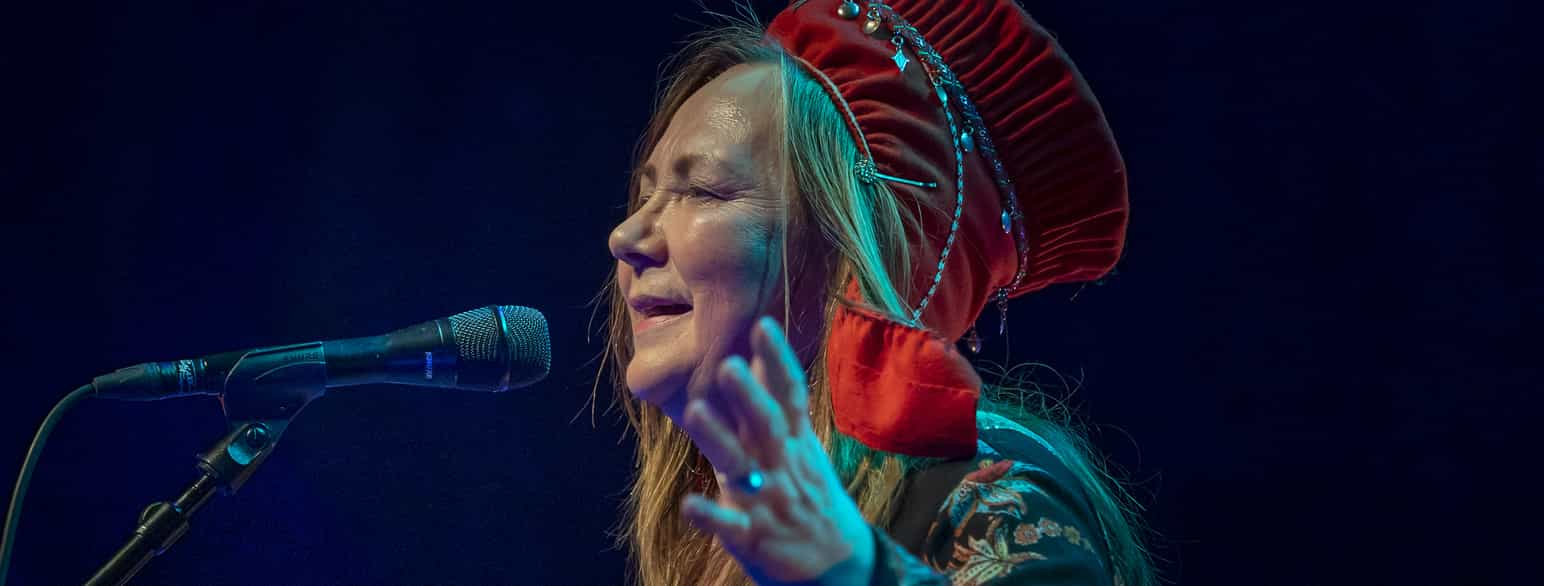 Mari Boine under en konsert i Oslo på samenes nasjonaldag 6. februar 2019
