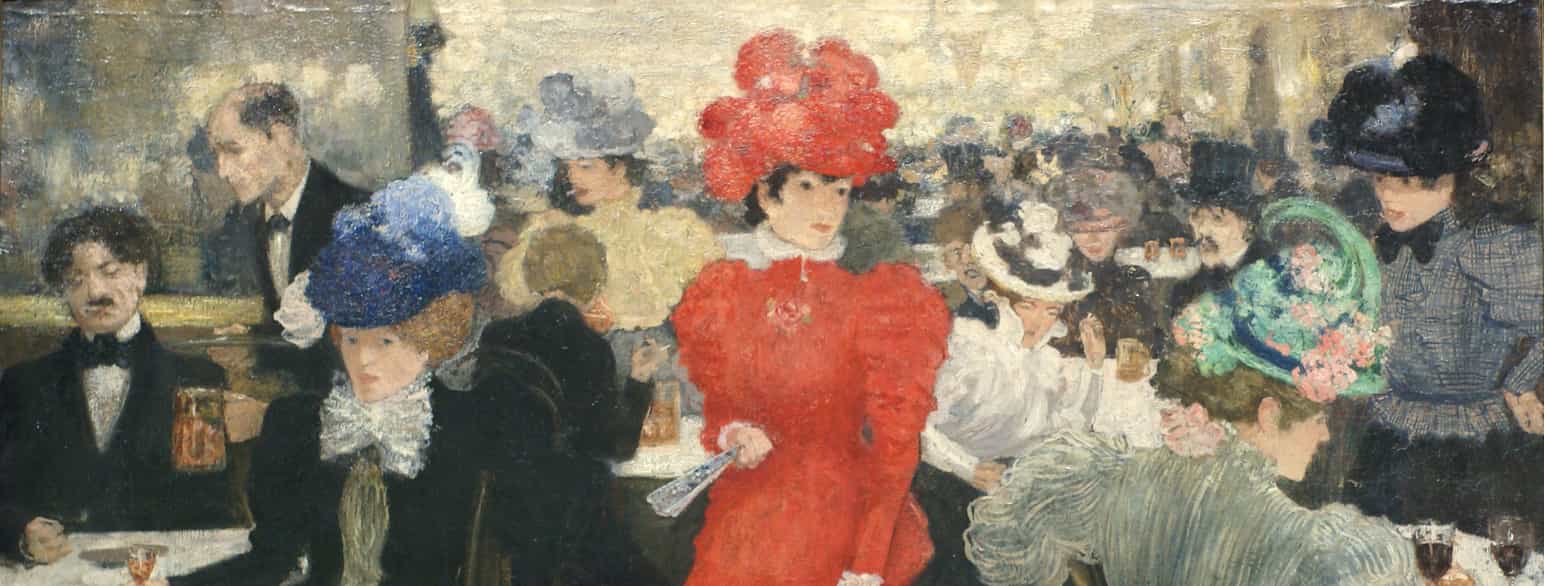 Café d´Harcourt i Paris, 1897