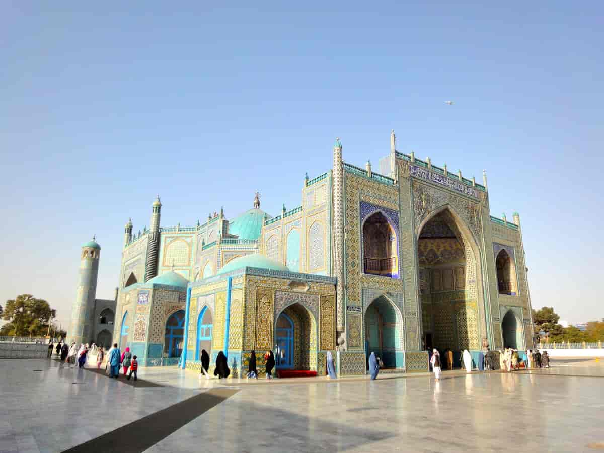 Den blå moskeen i Mazar-e Sharif