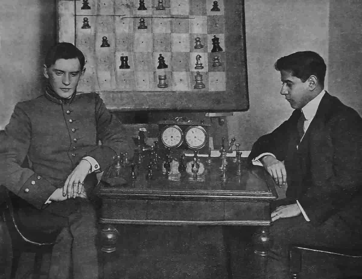Alekhine og Capablanca