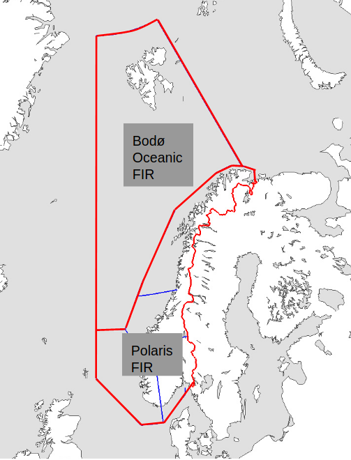 Bodø Oceanic FIR og Polaris FIR
