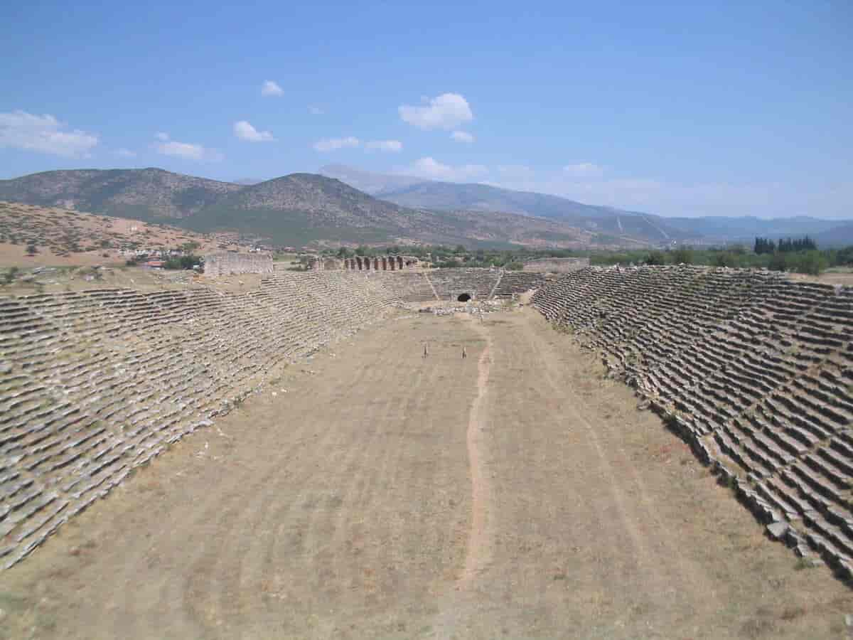 Den romerske hippodromen i Aphrodisias, Tyrkia