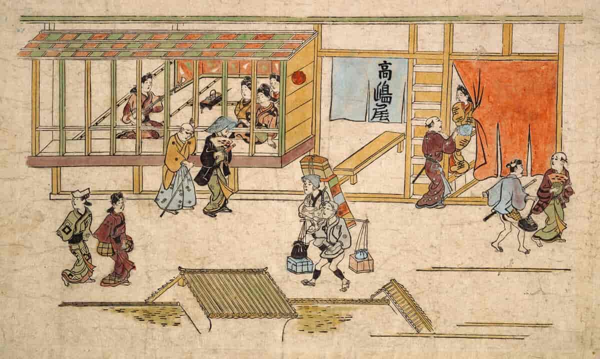Scene fra Yoshiwara