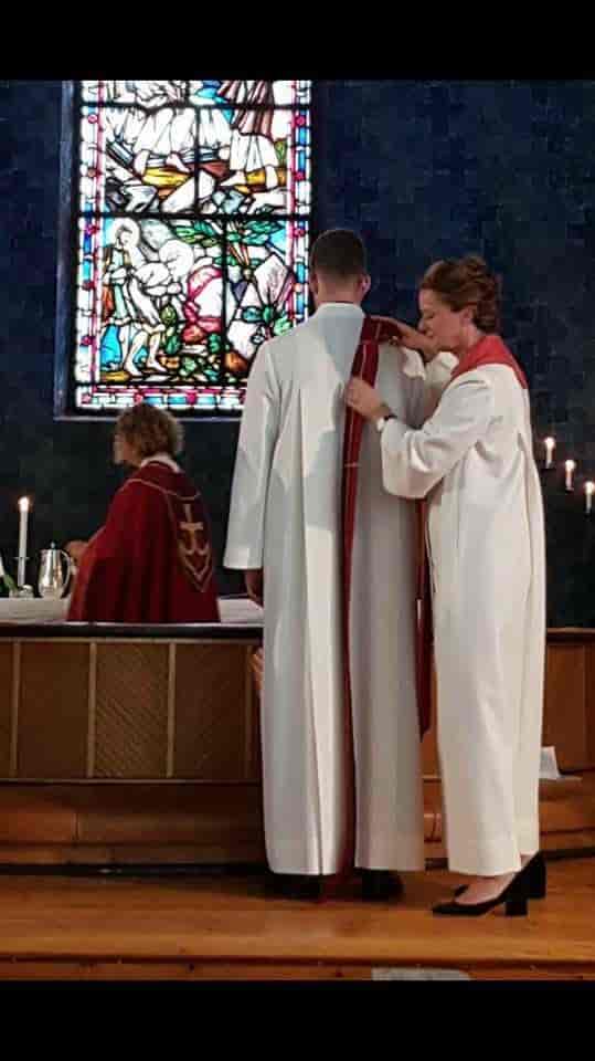 Ordinasjon av ny prest i Den norske kyrkja