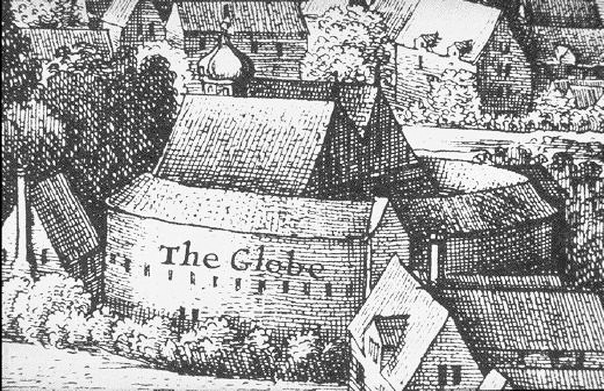 The Old Globe theatre, 1642