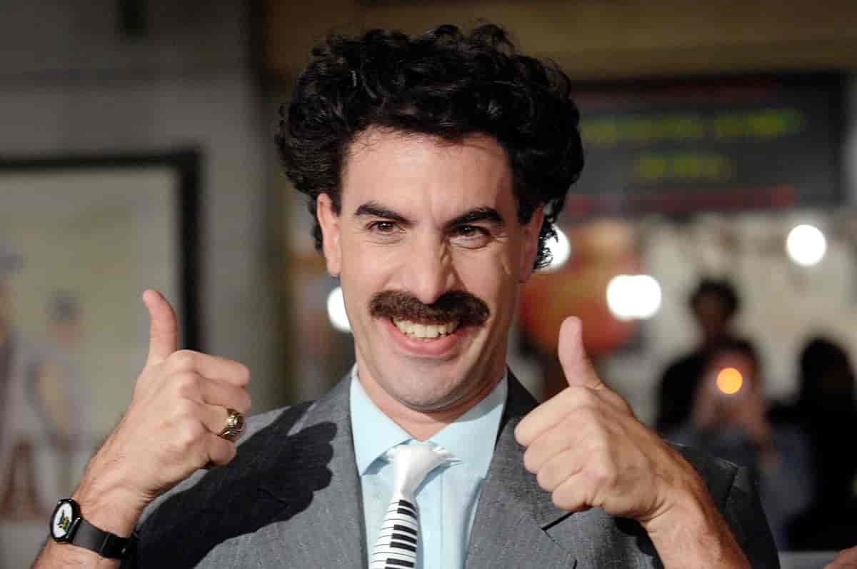 Sacha Baron Cohen i rollen som Borat